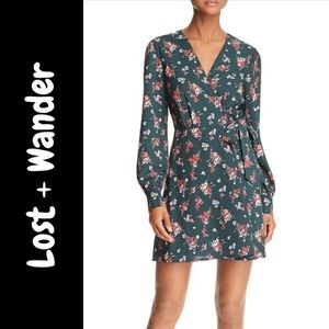 NWT long sleeve wrap dress